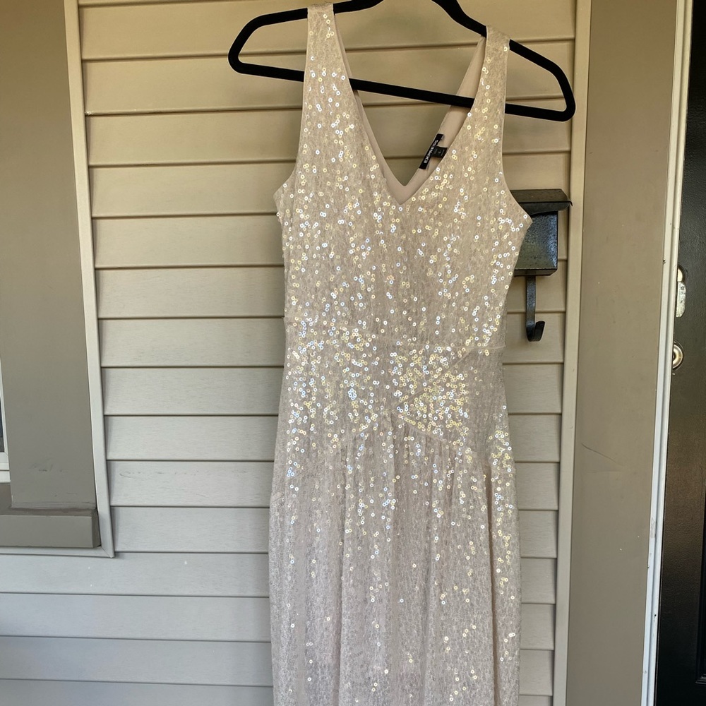 Express Sequin V-Neck Midi Dress! - Picture 11 of 14
